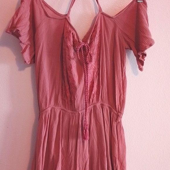 Love Tree Pants - Love Tree Embroidered Romper
